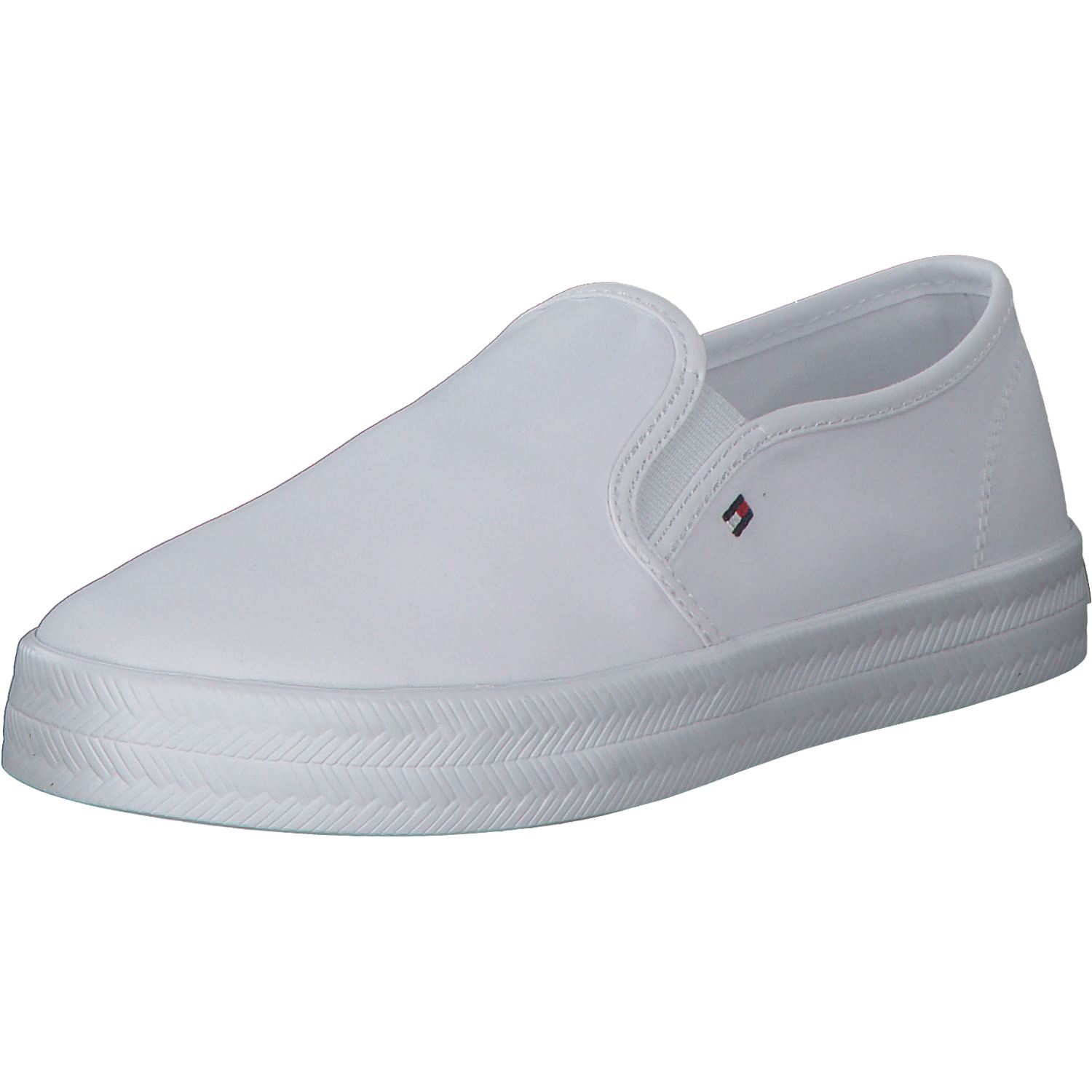 Tommy Hilfiger FW0FW05535, Slip-On-Sneaker, Damen, white