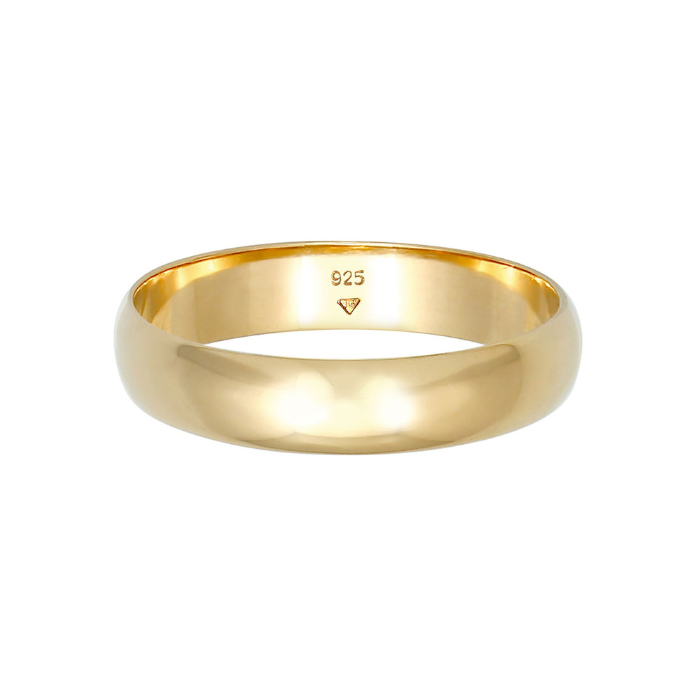 Elli Elli Bague Femmes Bande Simple Classique en Argent Sterling 925 Bague