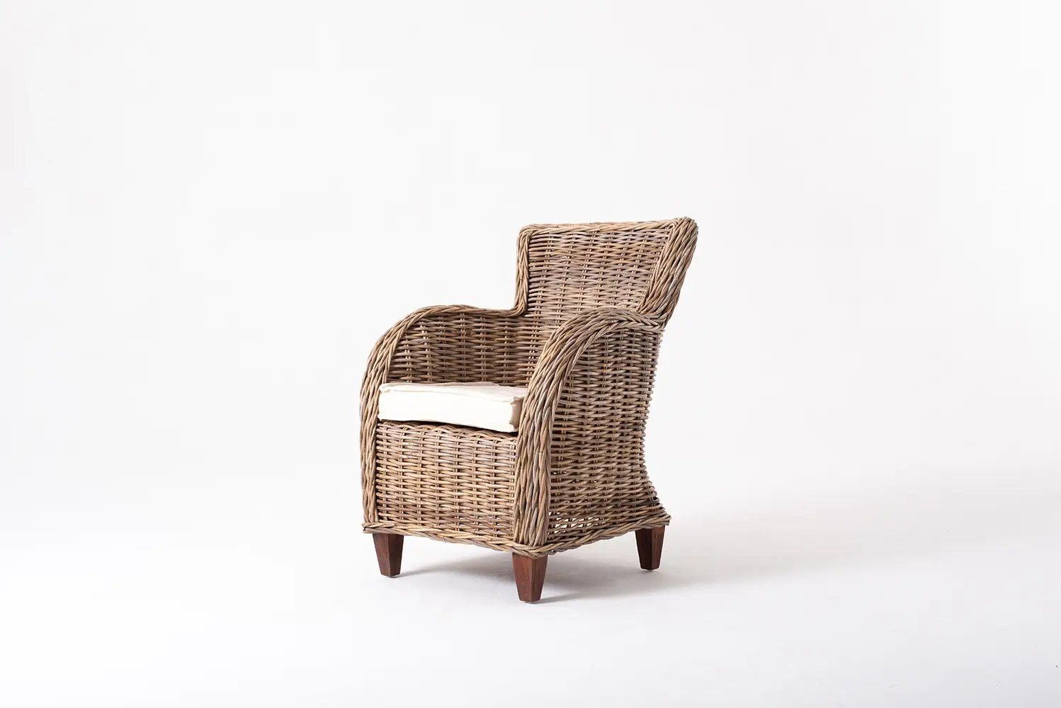 Novasolo Rattanstuhl Wickerworks (2er-Set Stühle, 2 St), Standard Rückenlehne, Baron, Baron Stuhl (2er-Set)