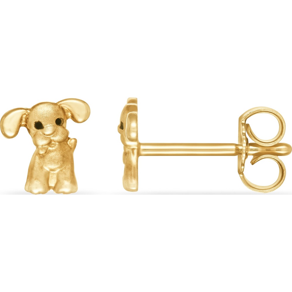 FAVS Boucles d'oreilles à fermoir à poussette 375 Or jaune Boucles d'oreilles