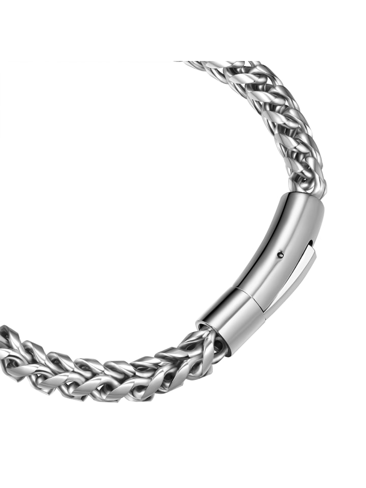 True Rebels Armband Edelstahl in silber günstig kaufen