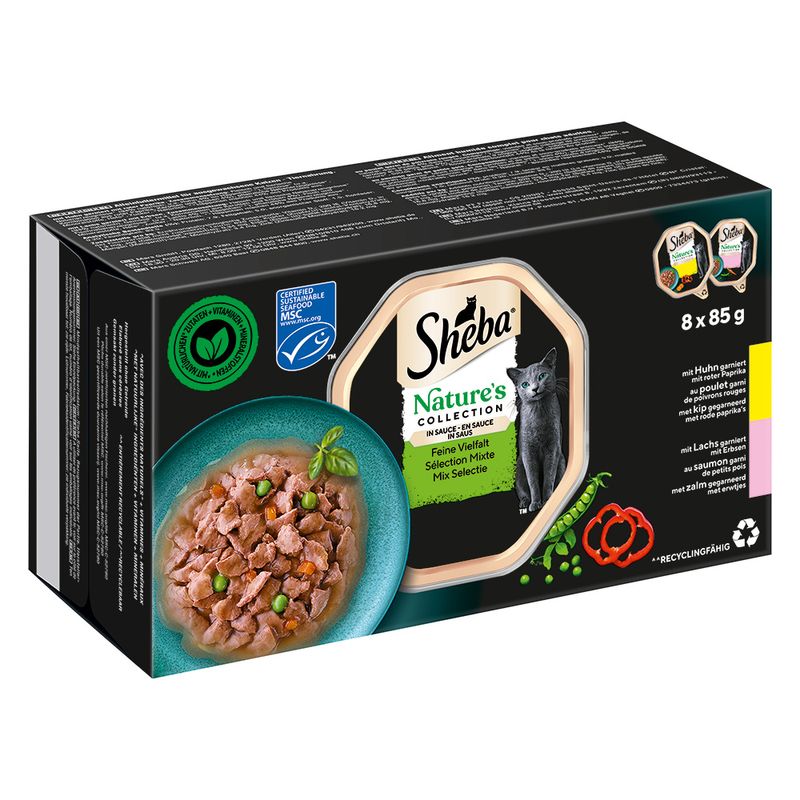 Sparpaket Sheba Nature's Collection in Sauce 64 x 85 g | bitiba %
