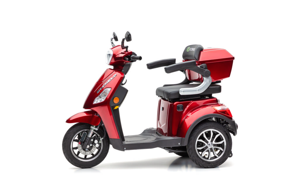 Econelo Elektro Dreirad Roller J1000 Rot