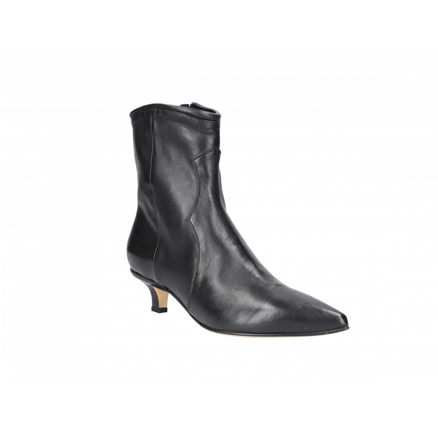 Pomme D`OR - Klassische Stiefeletten 4907 Nappaleder - schwarz
