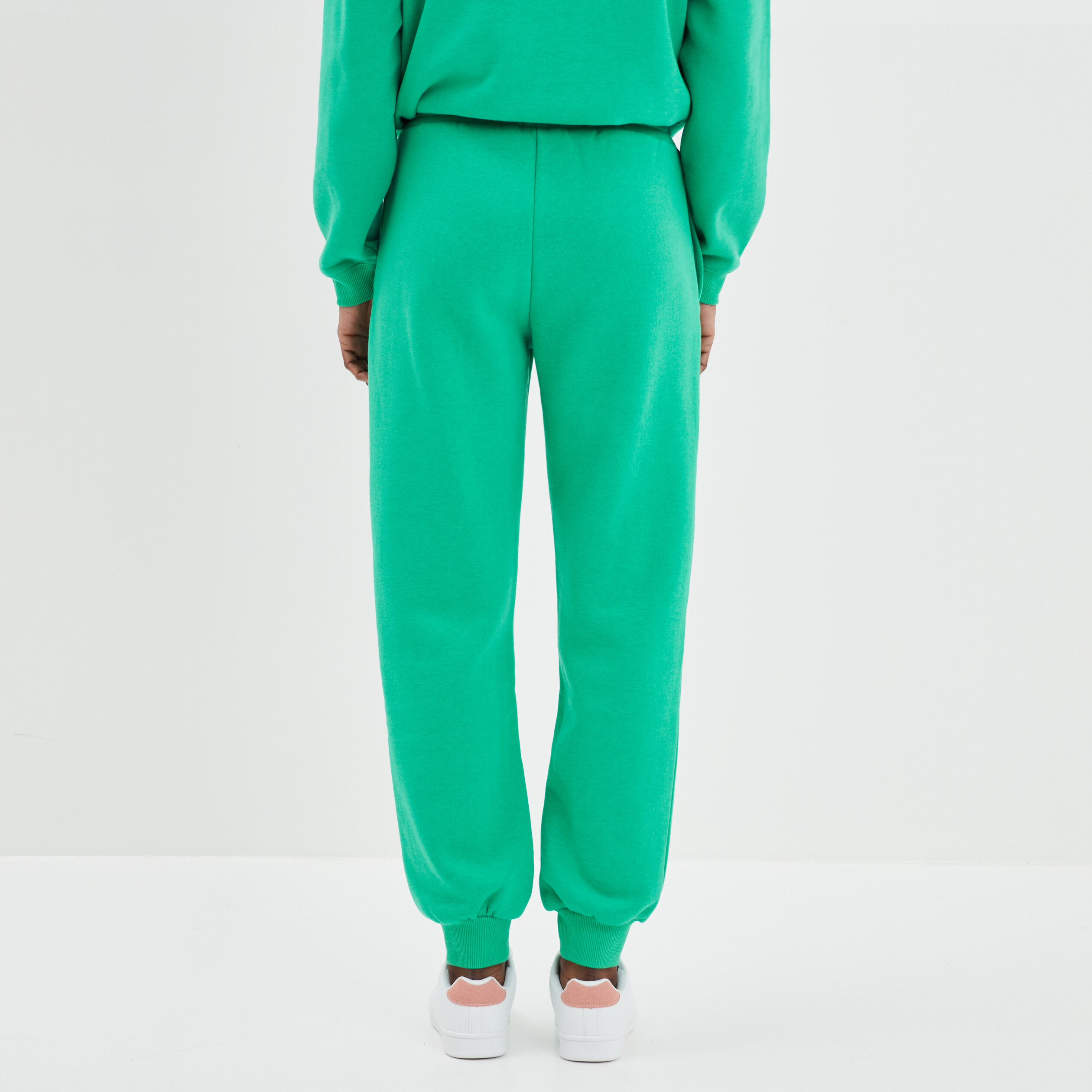 Pantalon jogging droit vert femme | La Halle