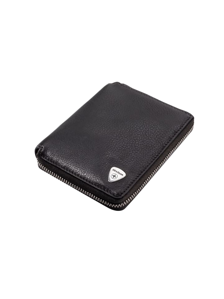 Strellson Billfold 'Harrison Johan in Schwarz 13 x 10 x 2 cm' günstig kaufen onesize