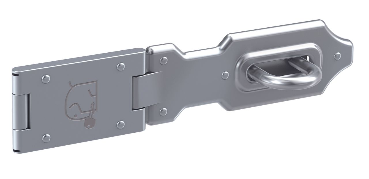 Basi Sicherheitsüberfalle - 120 mm - 1 Gelenk - galnzverzinkt