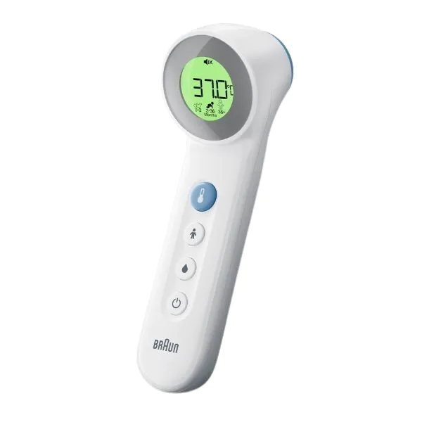 Braun BNT400, Θερμόμετρο Μετώπου Χωρίς Επαφή, Λευκό