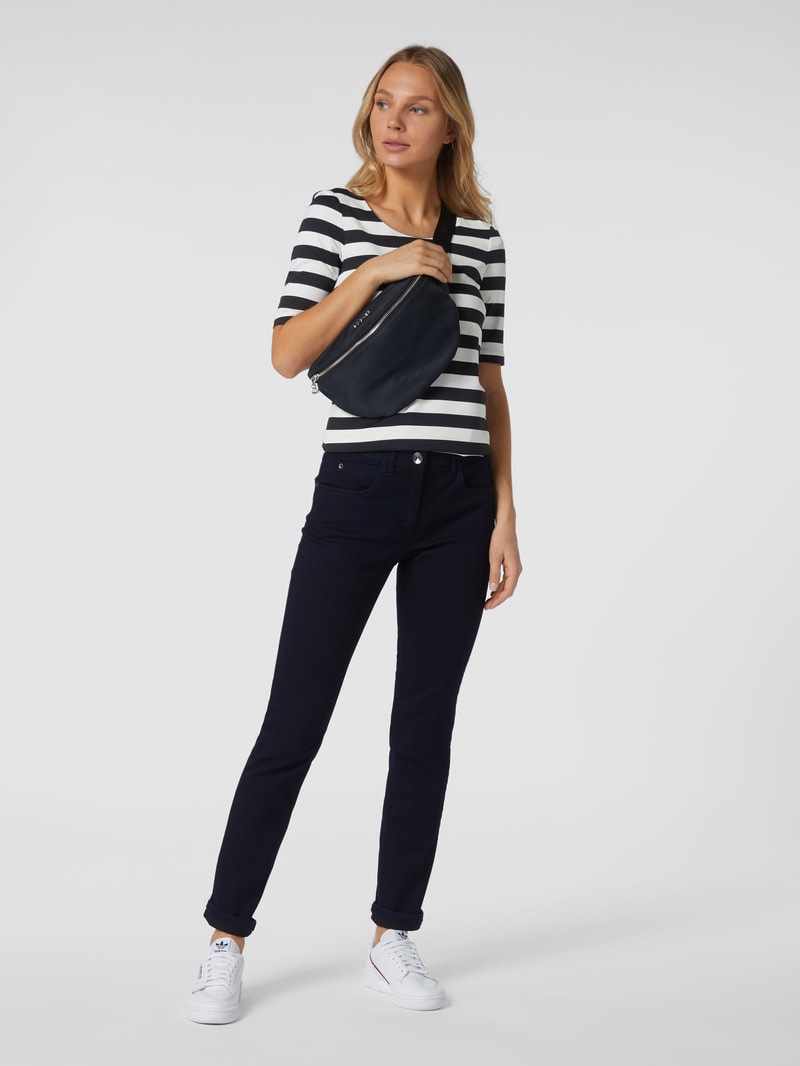Jeans mit Stretch-Anteil Modell 'Twigy' in dunkelblau