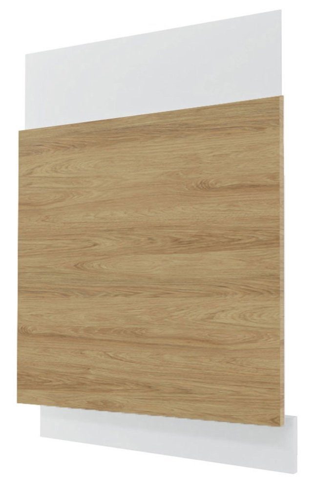 Feldmann-Wohnen Sockelblende Arezzo, 60cm Front- und Sockelfarbe wählbar grifflos teilintegriert