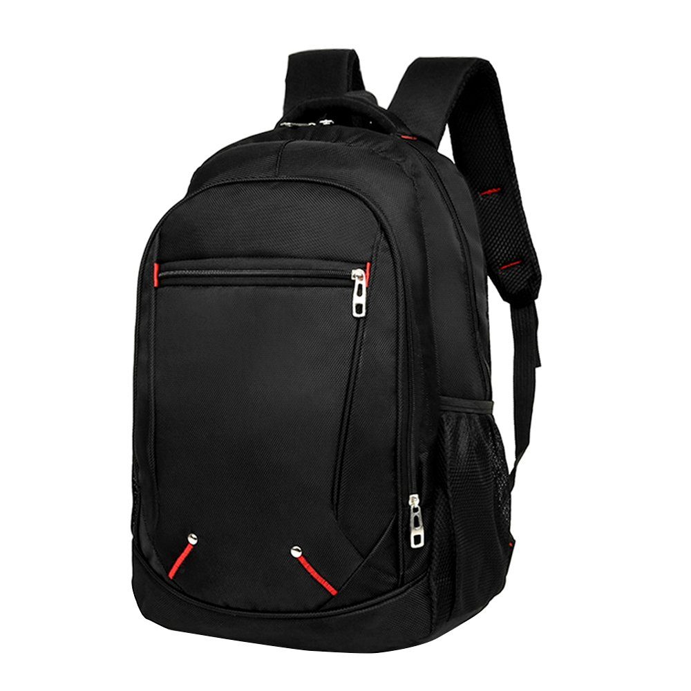 Bedee Rucksack Rucksack Herren 30L Damen Wasserdicht Reiserucksack Schulrucksack, Unisex Backpack für Ausflüge, Uni, Schule, Schwarz