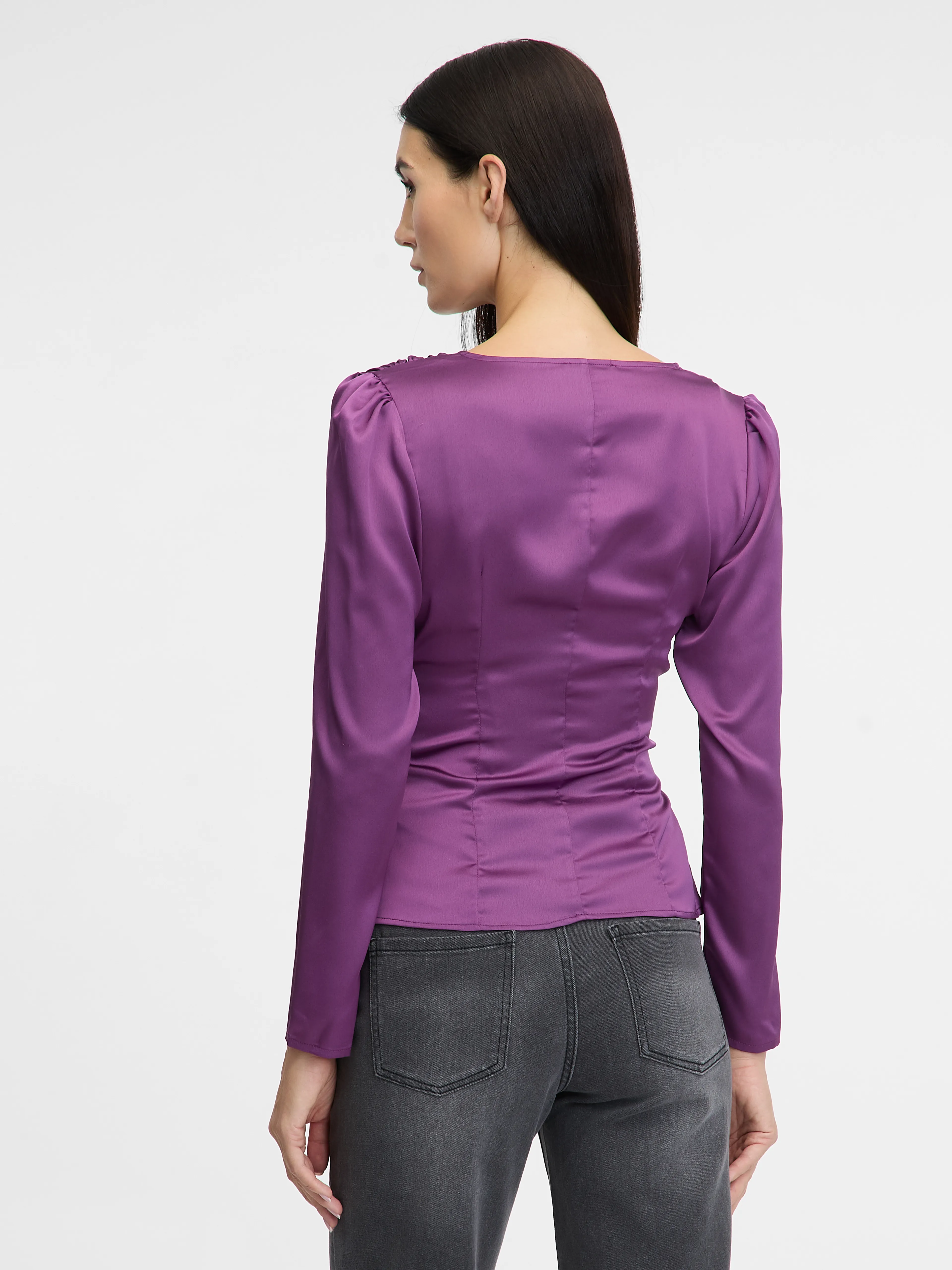 Violette Damenbluse ORSAY