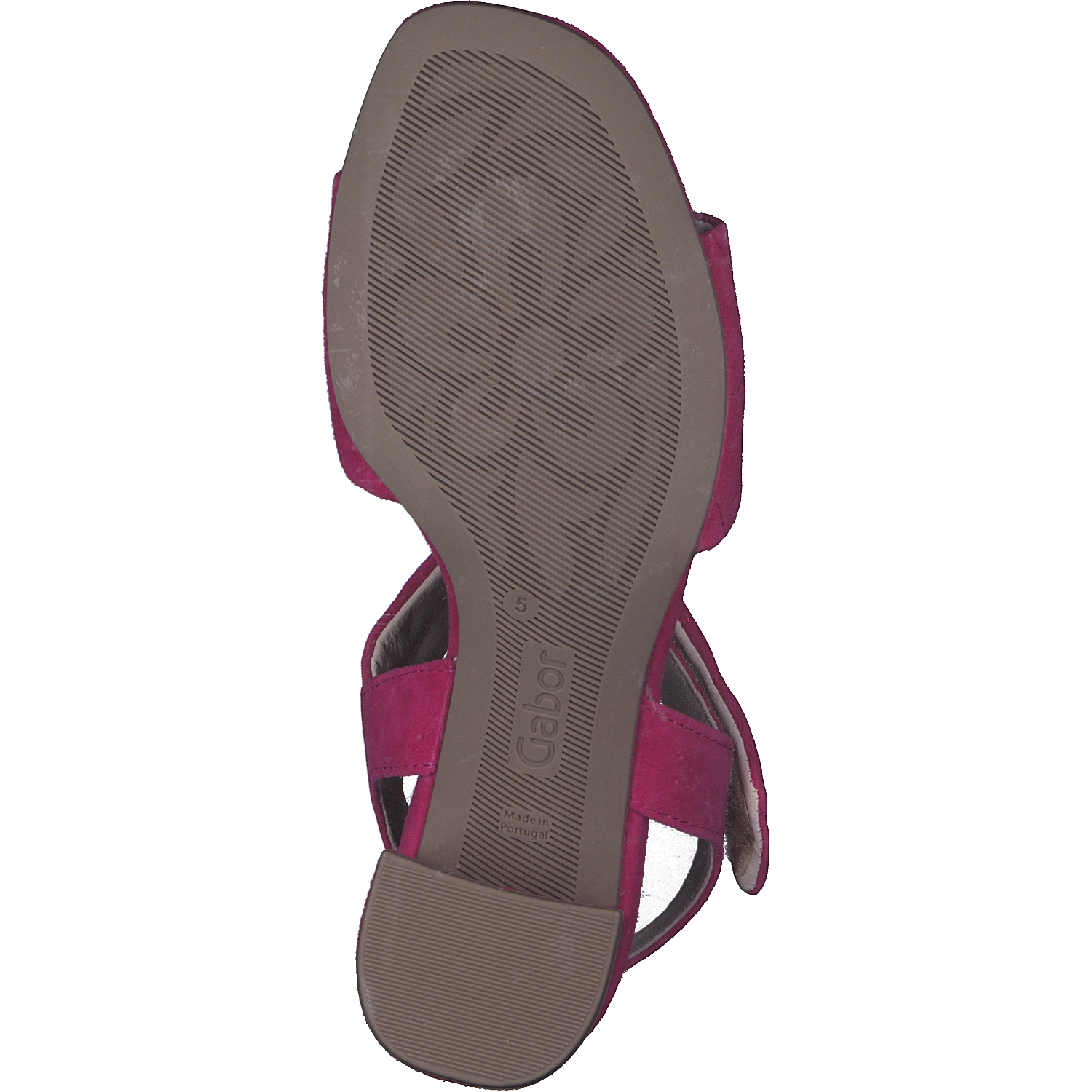 Gabor 21.711, Plateau-Sandaletten, Damen, pink