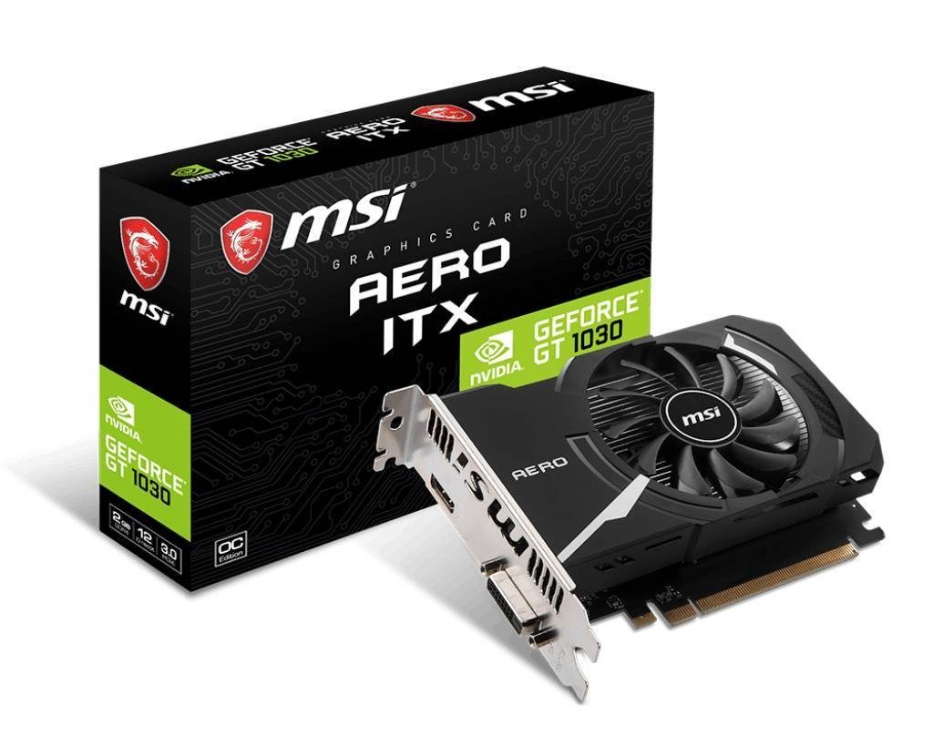 MSI MSI GeForce GT 1030 AERO ITX OC 2GB Grafikkarte