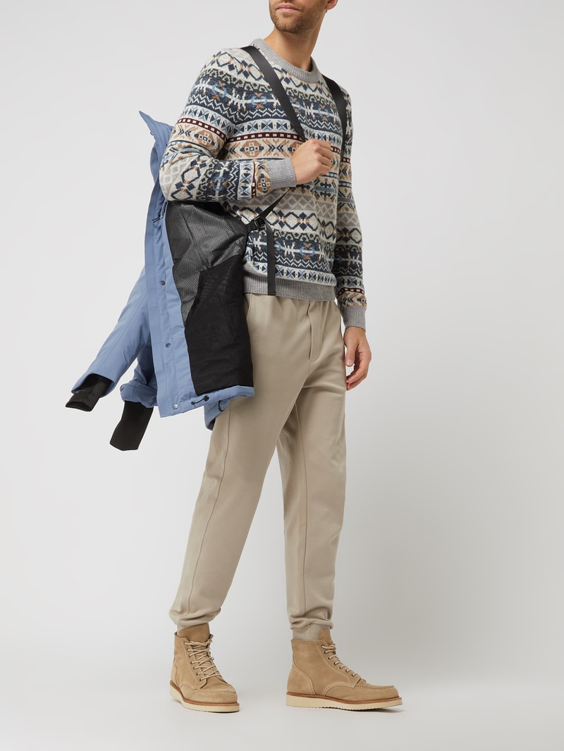 Parka mit Wattierung in hellblau