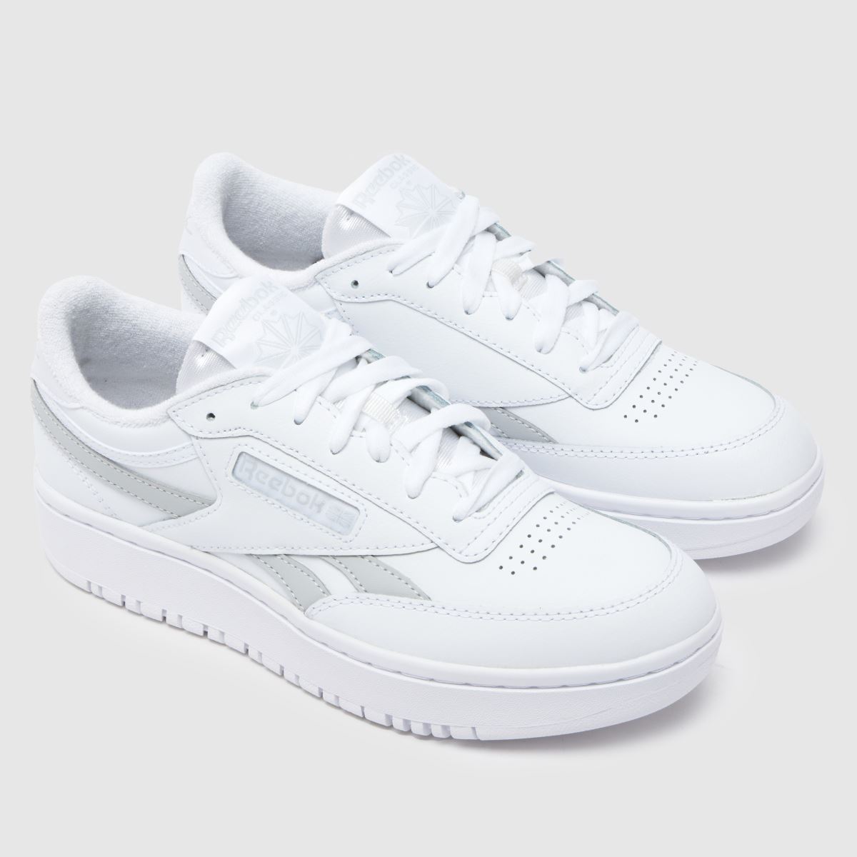 Reebok Club C Double Revenge – Vita och grå träningsskor