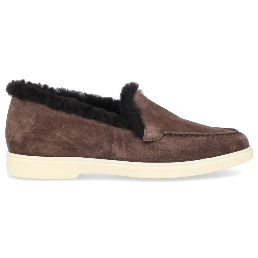 Santoni - Stiefeletten 58888 Veloursleder - braun