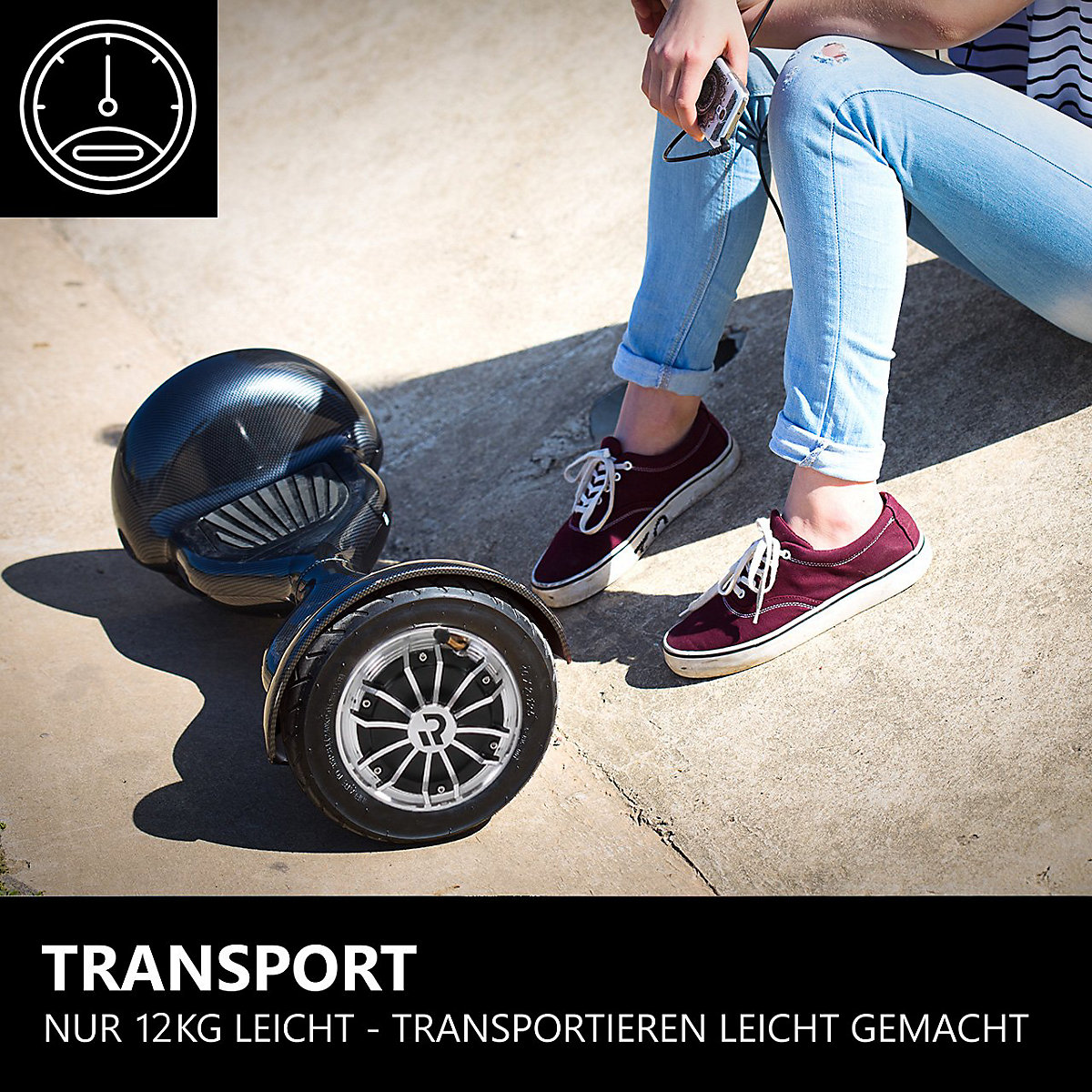 Kinder Elektrofahrzeuge E-Balance Hoverboard W3 - 10 Zoll - 800 W - 15 km/h - App