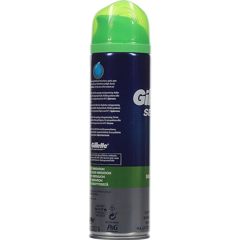 Gillette Gillette barbergel 200 ml, sensitive