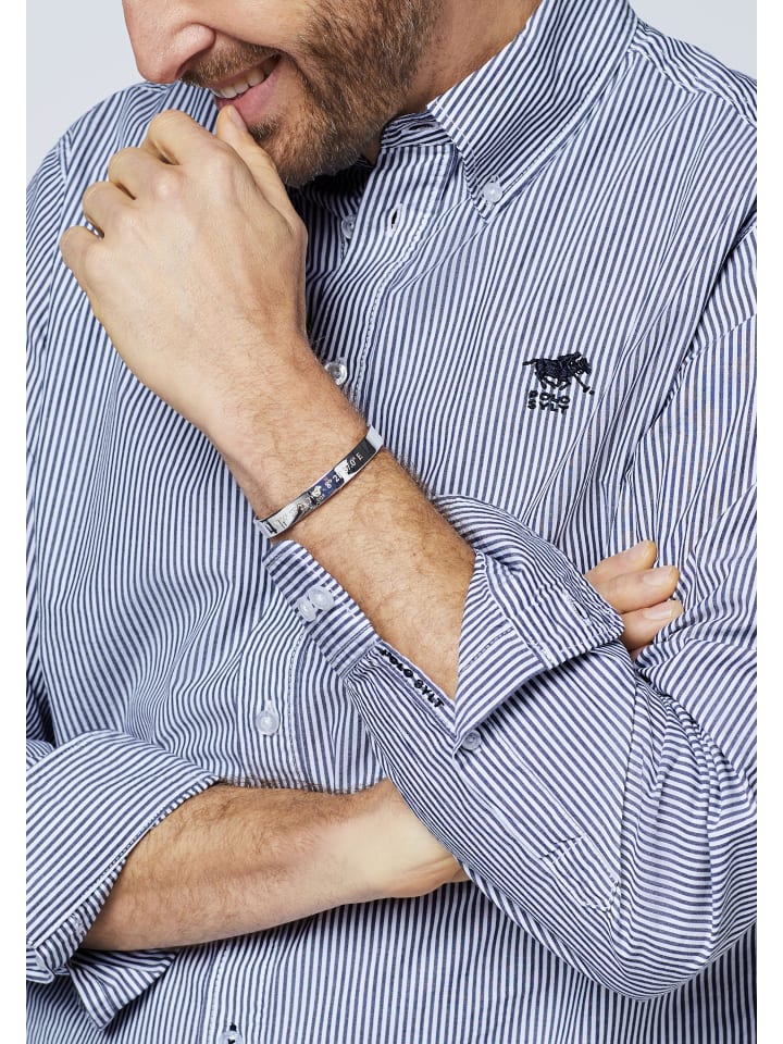 Polo Sylt Hemd in Blau günstig kaufen