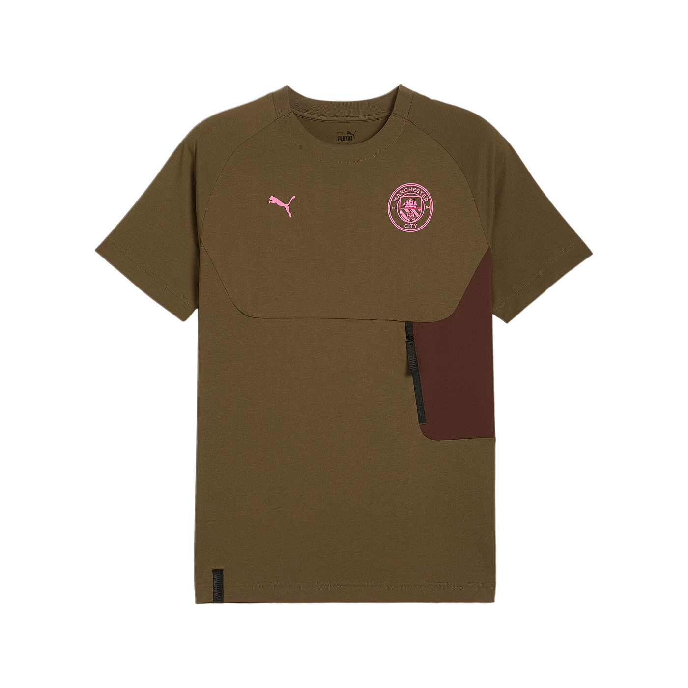 PUMA Manchester City PUMATECH Pocket T-Shirt Grün F59
