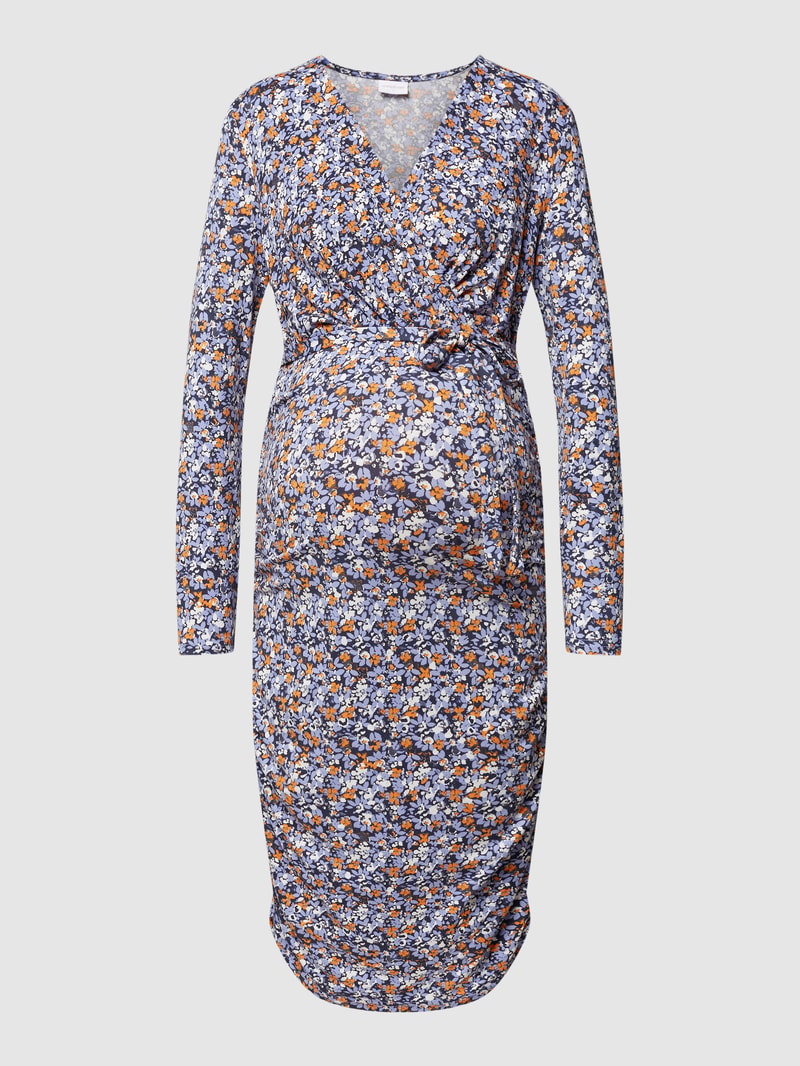 Umstands-Kleid mit floralem Muster Modell 'Pilar' in flieder