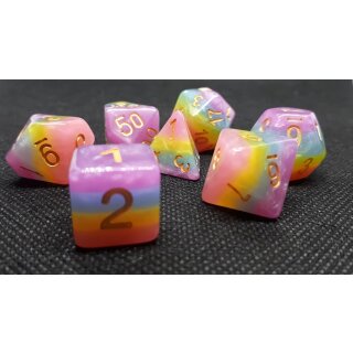 Würfelset Ocean: Rainbow (7)