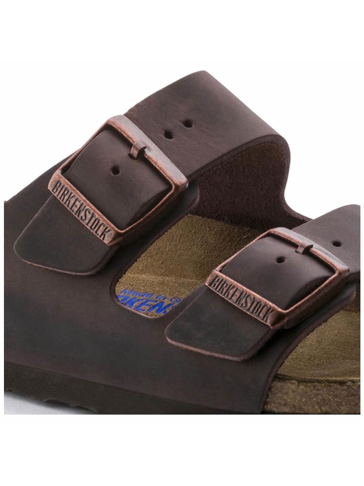 Birkenstock Sandale Arizona Oiled Leather in Braun günstig kaufen 46