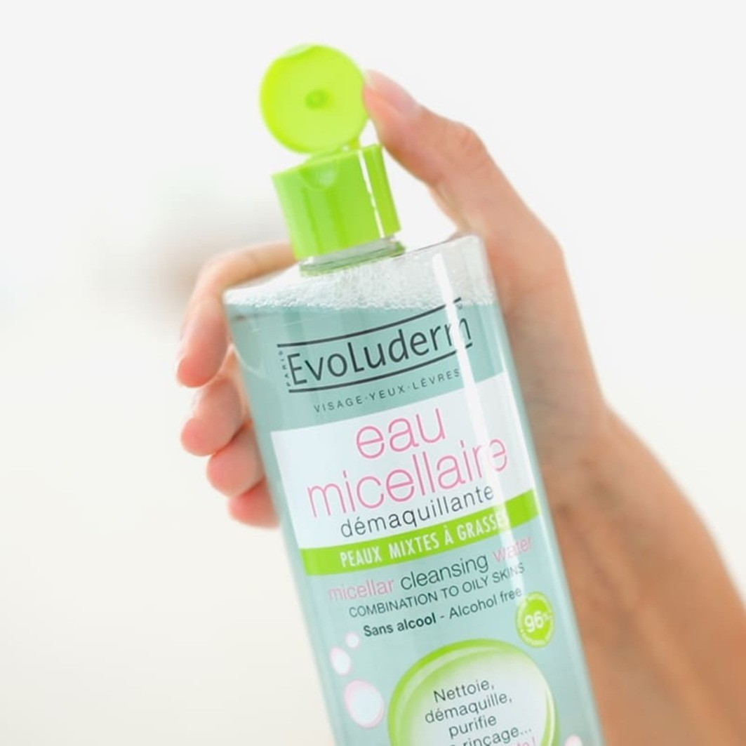 Evoluderm sredstvo za skidanje šminke za mješovitu do masnu kožu