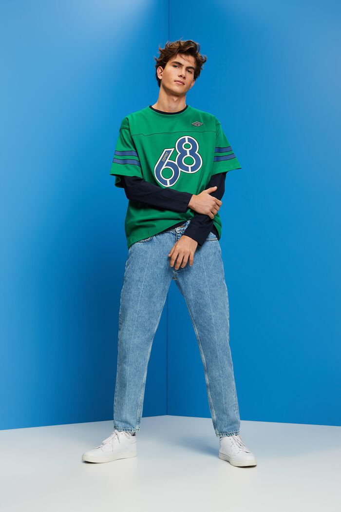 Retrojeans in bequemer Passform mit nachhaltigem Denim