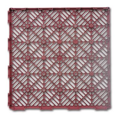 Teppichboden Garten Fliesen Kunststoff Boden Fliesen 29 x 29 cm 24 Stück, vidaXL, Höhe: 0.8 mm