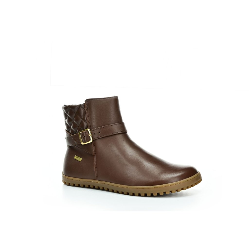 Be Lenka Diva Dark Brown Barfußstiefeletten