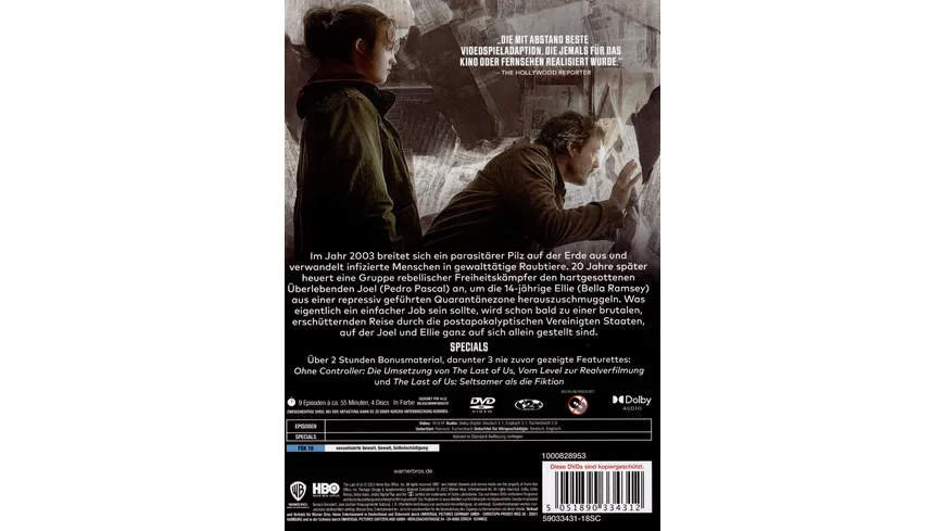 The Last Of Us: Staffel 1  [4 DVDs]