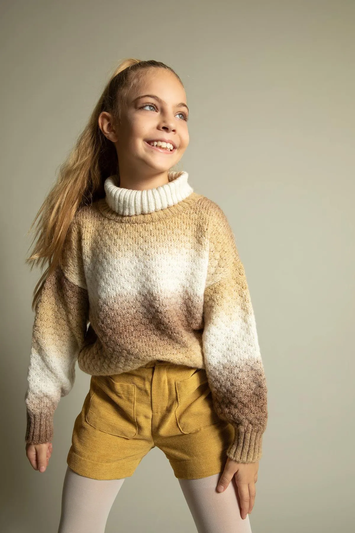 DeFacto  Rollkragenpullover mit Relax-Passform für Mädchen