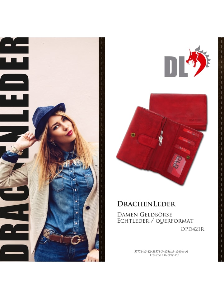 Old River Portemonnaie Leder Damen, Jugend Geldbörse günstig kaufen onesize
