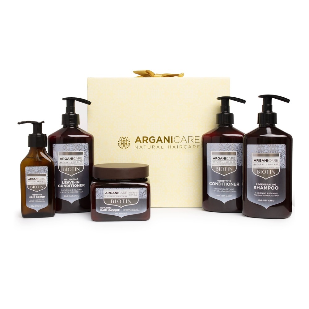 Arganicare Coffret Full Biotine Coffret cheveux fragilisés & abimés