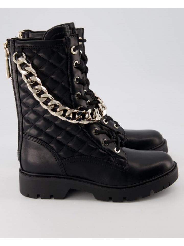 Guess Schnürstiefeletten in Schwarz günstig kaufen