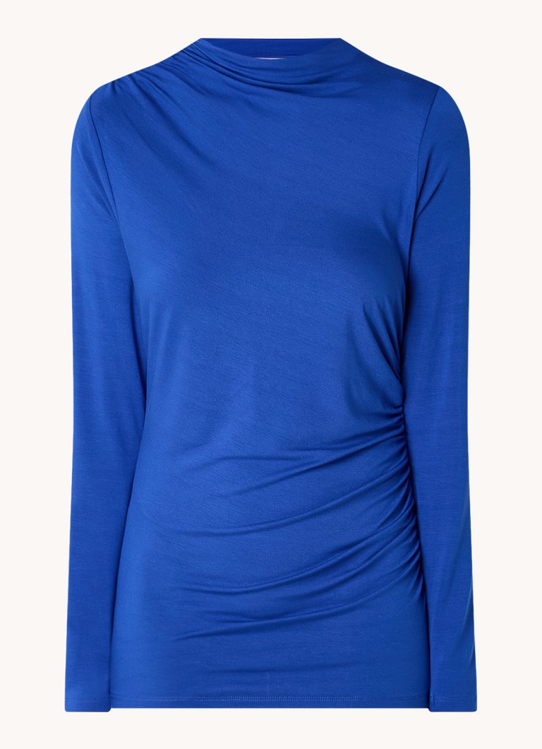 LKBennett Mae-topp med draperte detaljer