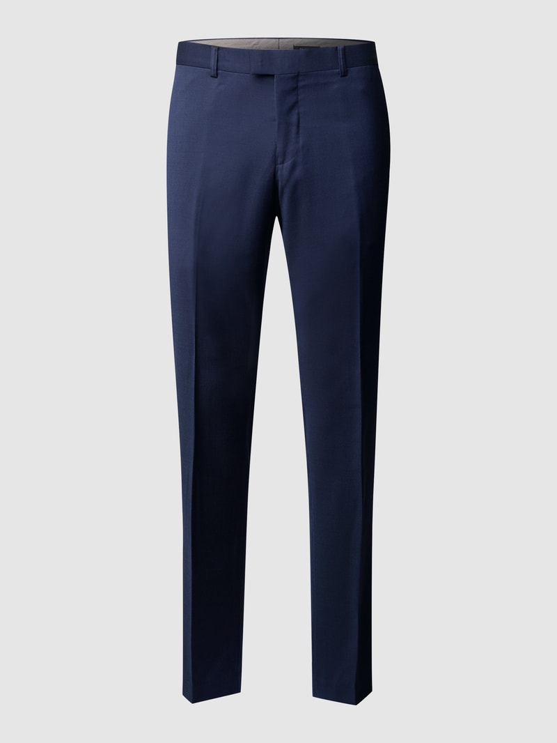 Anzughose mit Stretch-Anteil Modell 'Las' in marineblau