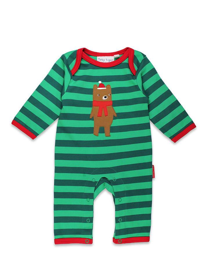 Toby Tiger Overall in Grün/ Hellbraun günstig kaufen
