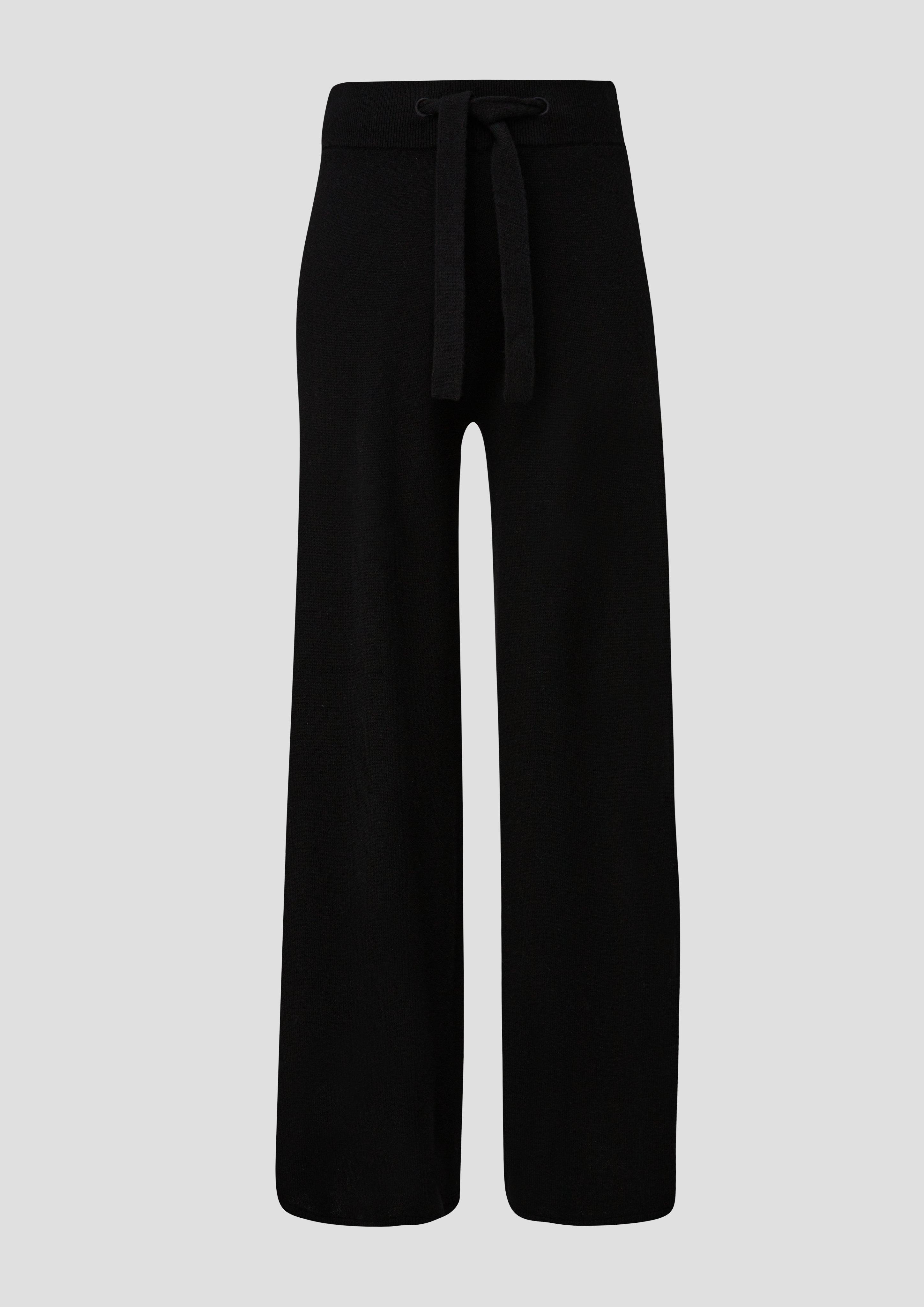 Wide Leg-Hose aus Merino-Kaschmir-Mix  2138045-9999