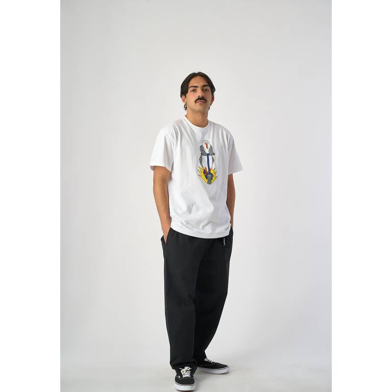 Cleptomanicx Scooter Gull Printshirt Herren