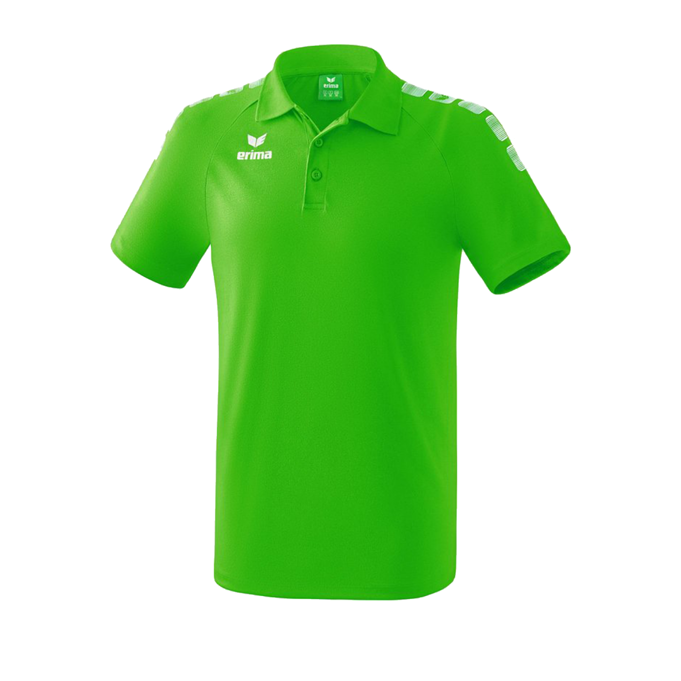 Erima Essential 5-C Poloshirt Kids Grün Weiss