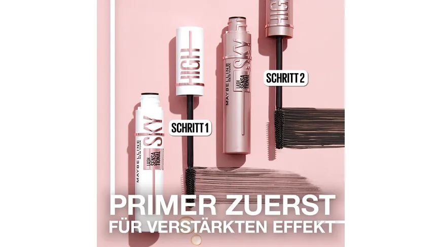 MAYBELLINE NEW YORK Lash Sensatonal Sky High Mascara Tinted Primer 6 ml 1 Soft Black - Sky High
