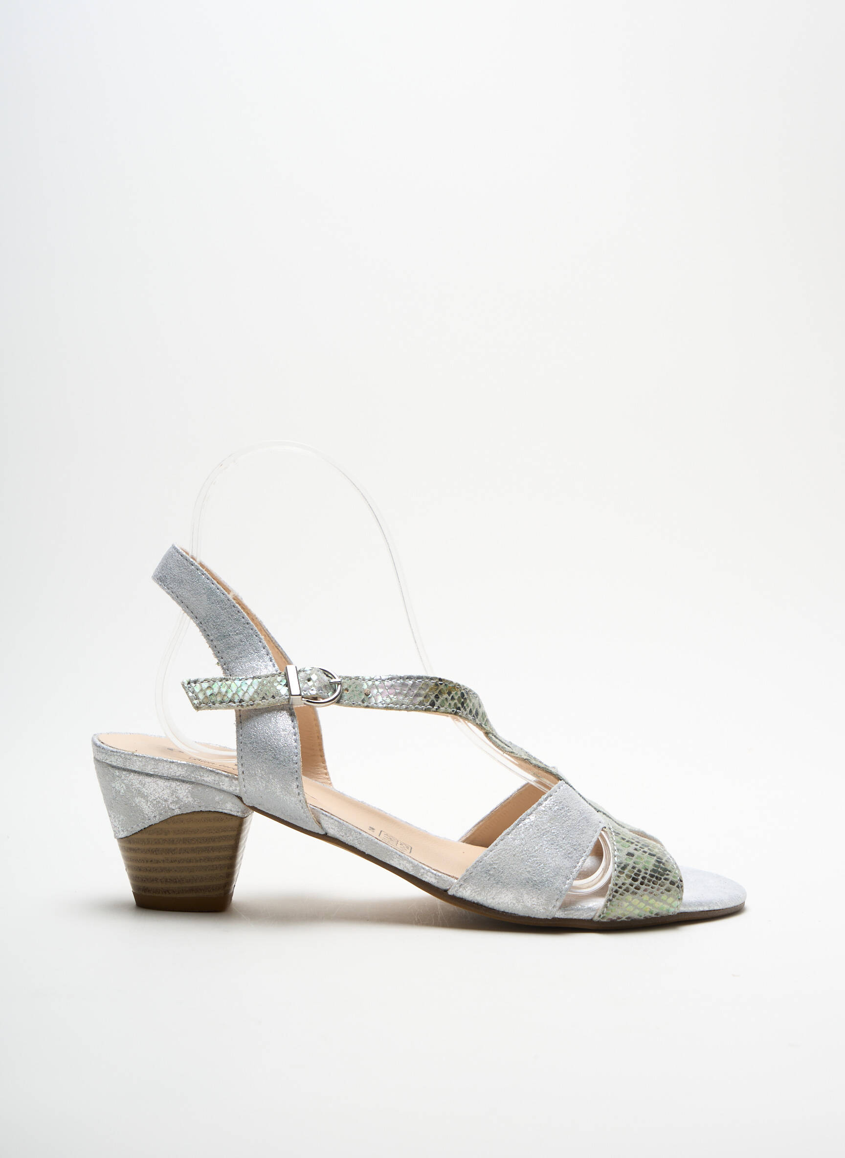 Geo Reino Sandales Nu Pieds Femme couleur gris