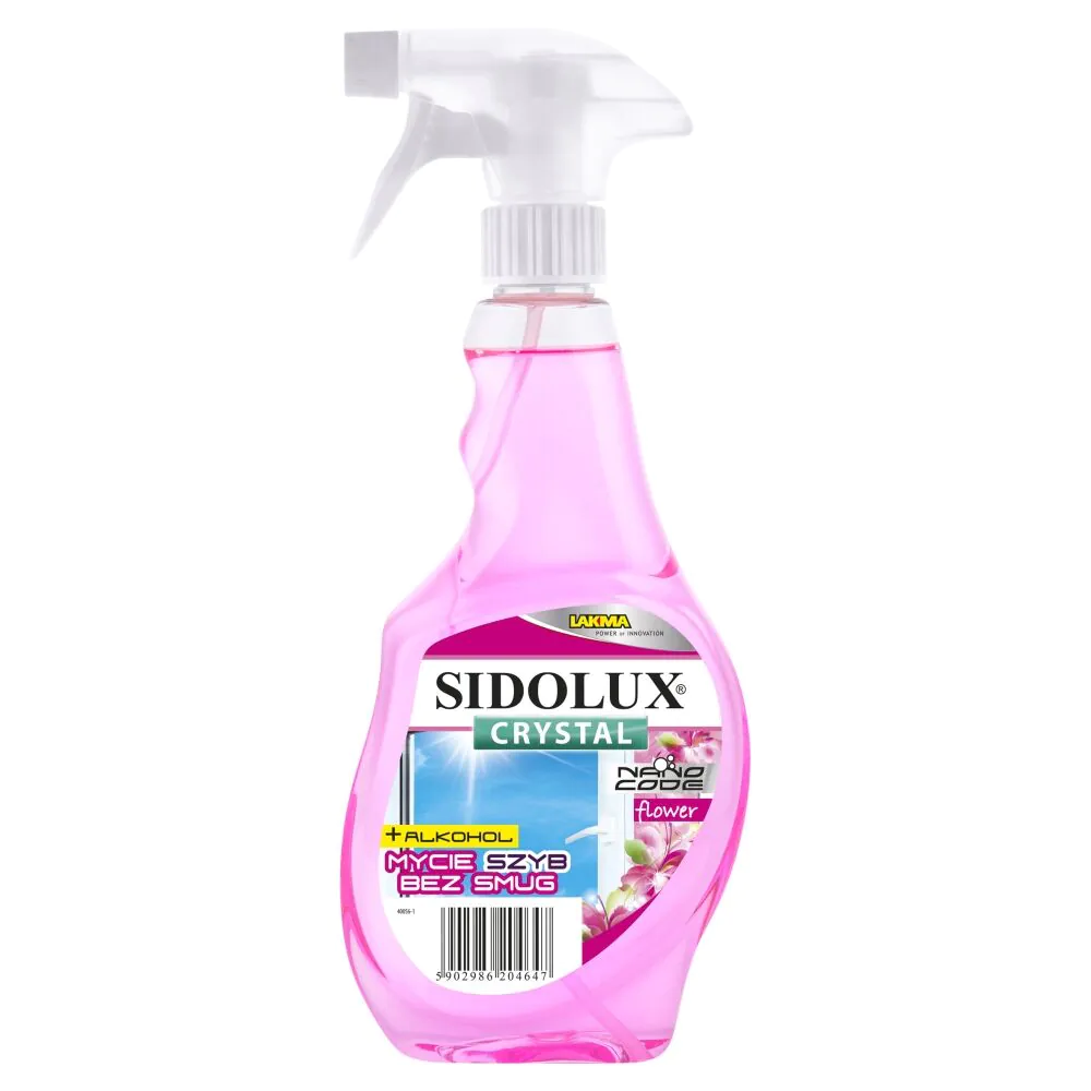 Sidolux Crystal Flower - Glasrens 500 ml