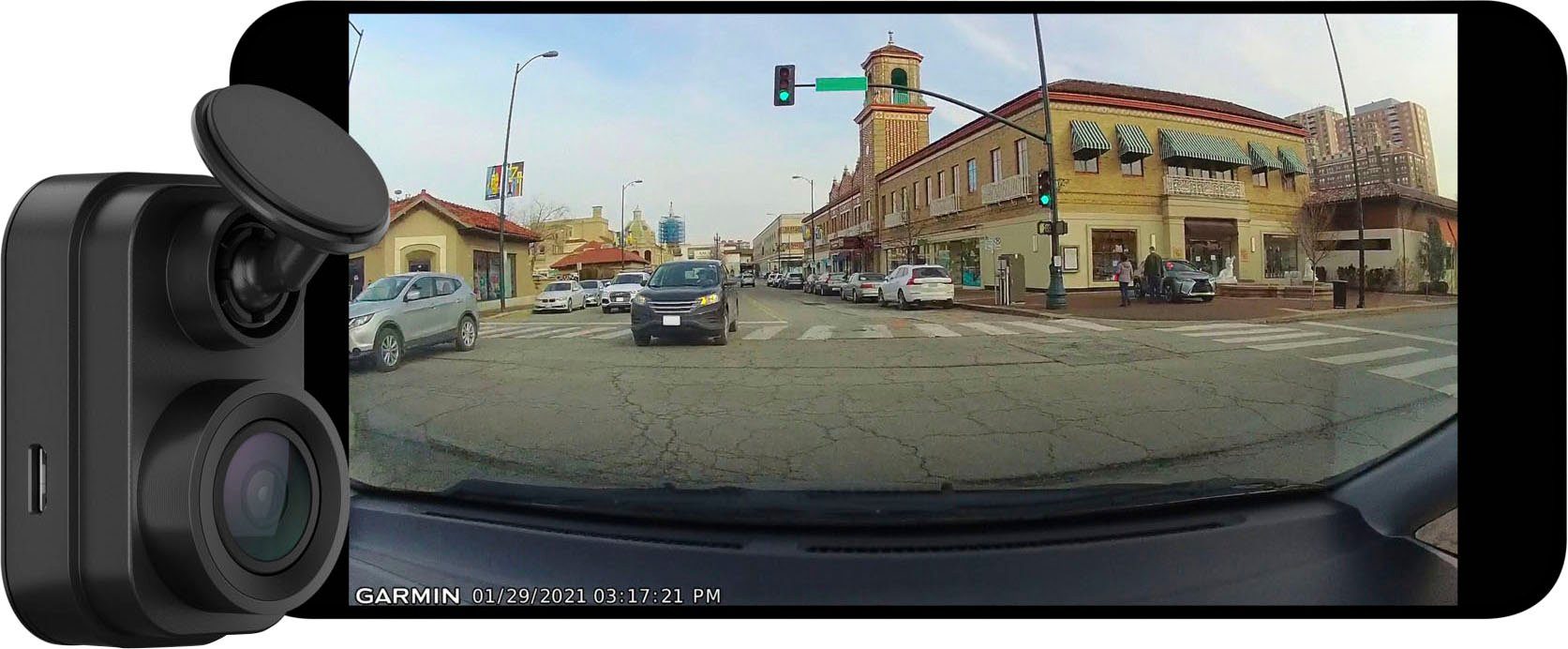 Garmin DASH CAM™ MINI 2 Dashcam (Full HD, Bluetooth, WLAN (Wi-Fi)