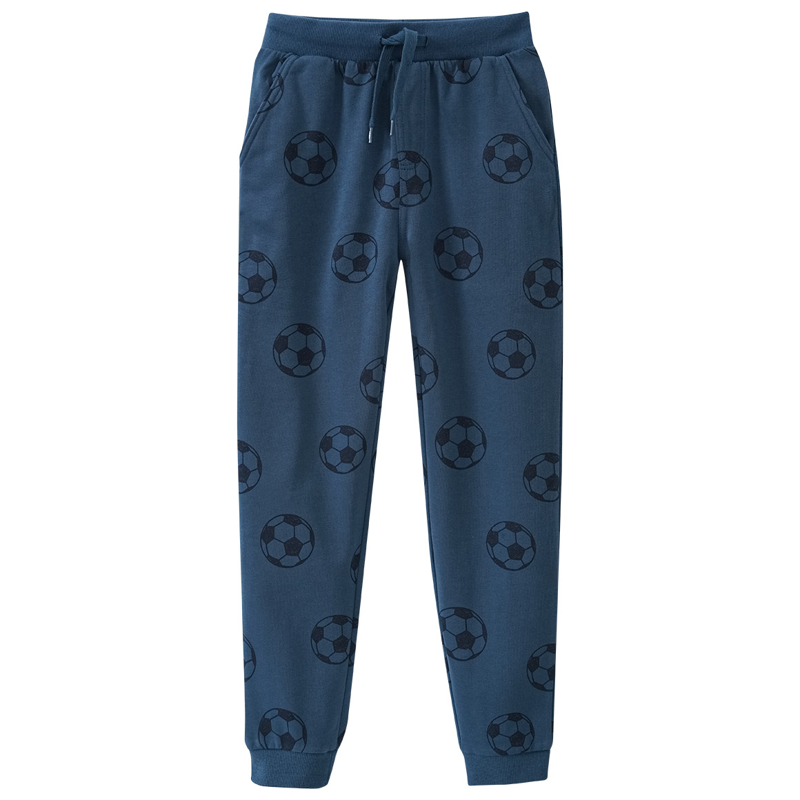 2 Jungen Jogginghosen mit Fußball-Print