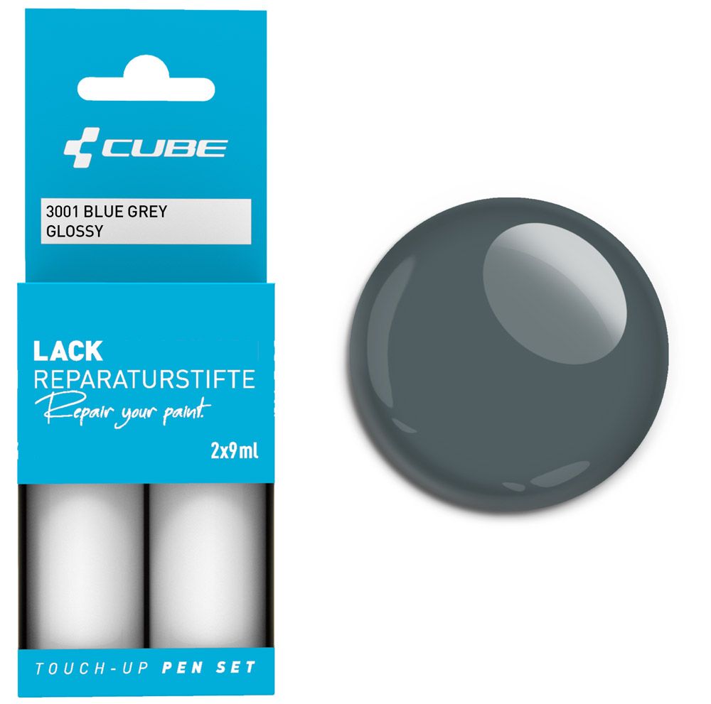 Cube Lackreparaturstift Set Blue GREY matt kaufen | Bike-Discount