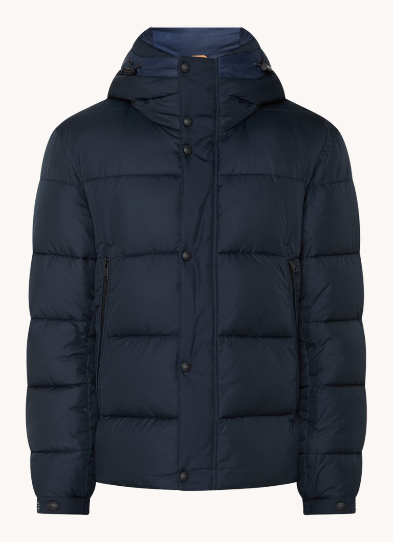 Giacca imbottita HUGO BOSS Omaris con tasche con zip e cappuccio